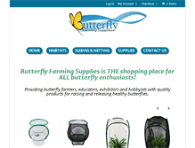 Tablet Screenshot of butterflyfarmingsupplies.com